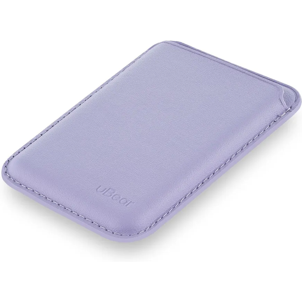 Чехол защитный uBear Leather Shell Case , кардхолдер, натуральная кожа, лаванда